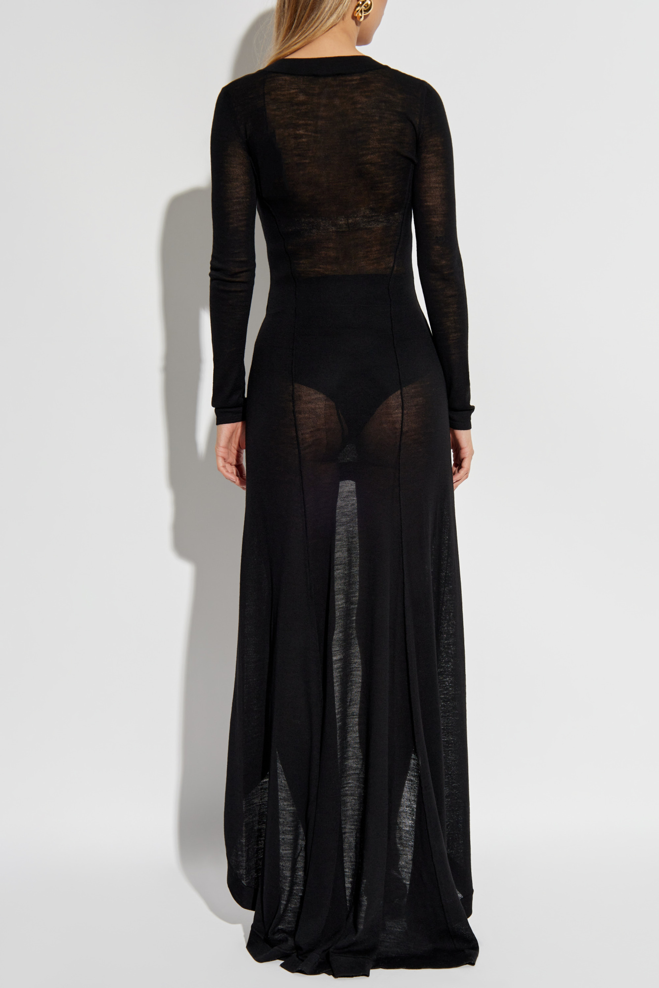 Saint Laurent Dress with asymmetrical hemline | Women's